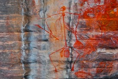 Felszeichnungen der Aborigines in Ubirr