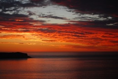Dawn seen from Pearl Beach headland
